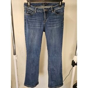 Prana Womens Organic Cotton Blend Medium Wash Bootcut Jeans Size 10/30 Regular